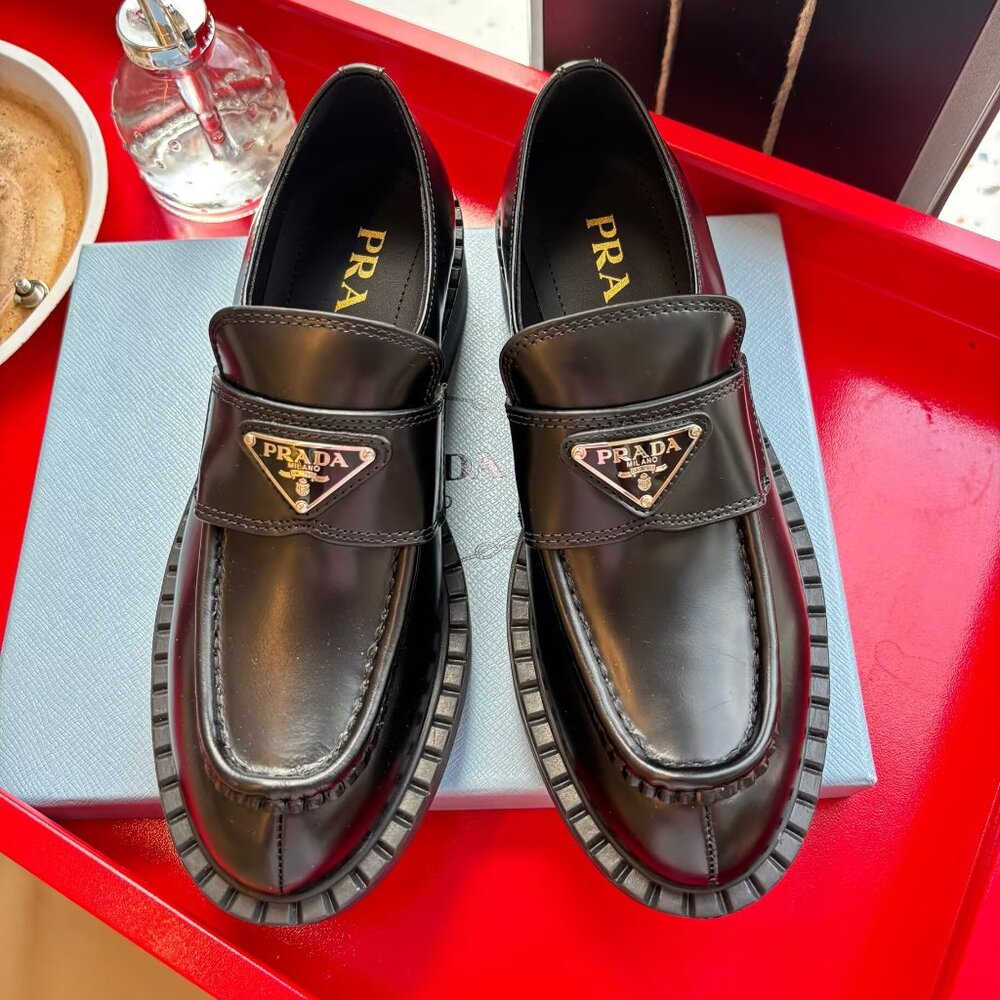 Prada Black Loafers